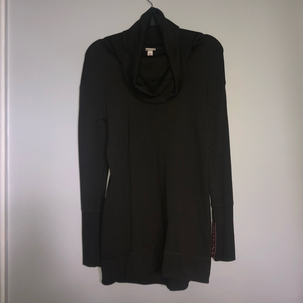 Dark Green Turtleneck Dress/ long top